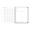 Blue Sky 11 in. x 8.5 in. 12-Month (Jul 2025-Jun 2026) Analeis Create-Your-Own Cover Weekly/Monthly Planner - White/Black/Coral
